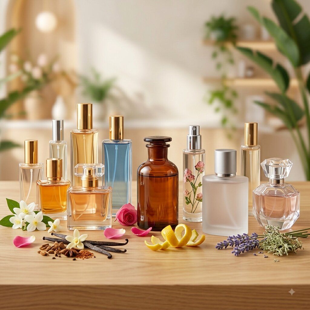 تصميم لمنتج عطور